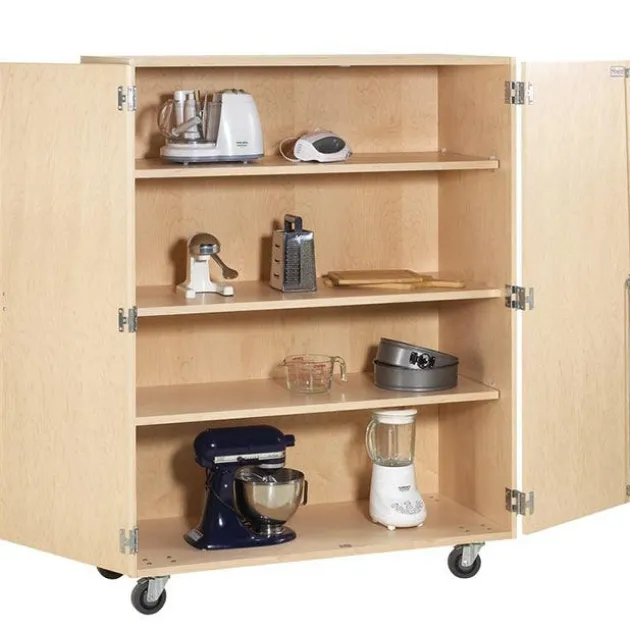 Access Wood Mobile Storage Cabinet