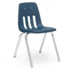 Activity Table and Chair Package - 4000 Series Activity Table (48"x72" Kidney) & Four 9000 Series Stack Chairs (18'' H - 5th-Adult)
