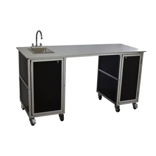 ADA-Compliant Portable Science Lab Workstation with Single Basin Sink