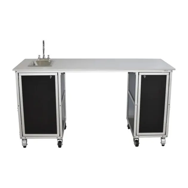 ADA-Compliant Portable Science Lab Workstation with Single Basin Sink