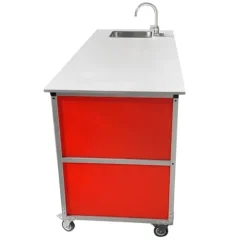 ADA-Compliant Portable Science Lab Workstation with Single Basin Sink