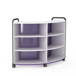 A&D Crossfit Sweep Curved Mobile Shelving