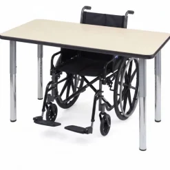 Adjustable-Height ADA-Compliant Activity Table with Galaxy Legs - 20" x 36" Rectangle