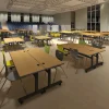 Adjustable Height Flipper Folding Tables