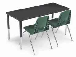 Adjustable Height Laminate Science Lab Table (24'' x 54'')
