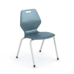 A&D Student Desks (24" x 60" Rectangle) with 4 Ready Stack Chairs (14" H)