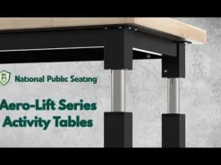 Aero-Lift Table with Epoxy Top (18'' x 48'')