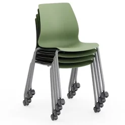 Agree Mobile Stack Chair - 18"H