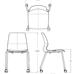 Agree Mobile Stack Chair - 18