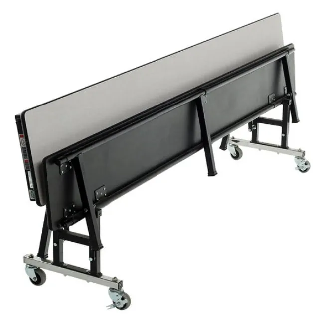 All-in-One Mobile Cafeteria Convertible Bench Tables