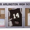 Aluminum Frame Bulletin Board w/Header for Indoor Use