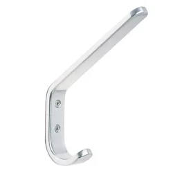 Aluminum Wall Hook- Silver Anodized