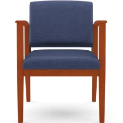 Amherst Wood Series Guest Chair W/ Arms- Standard Fabric