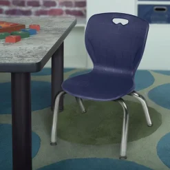 Andy Indigo Stack Chair (12'' H - Pre - K)