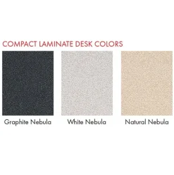 Aptitude Jr. Executive Student Desk- Compact Laminate Top