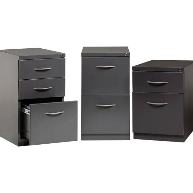 Arch Pull Mobile Pedestal File Cabinets