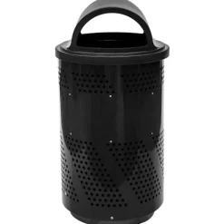 Arena 51-Gallon Outdoor Receptacle w/ Black Gloss Finish