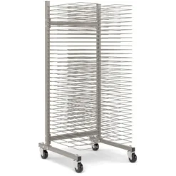Art Drying Rack w/ 35 Trays & Casters