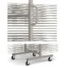 Art Drying Rack w/ 70 Trays & Casters
