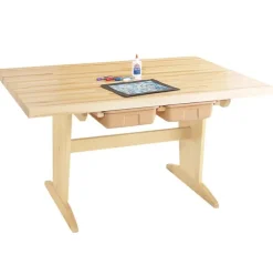 Art Planning Table w/ Tote Trays