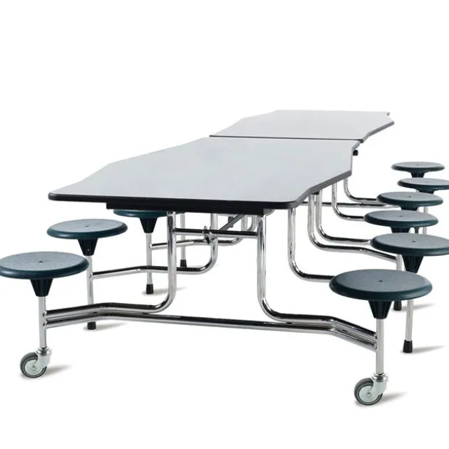 Avant Series Cafeteria Tables w/ 12 round Stools