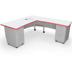 Avid L-Shaped Desk w/ Dry Erase Top