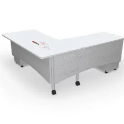 Avid L-Shaped Desk w/ Dry Erase Top
