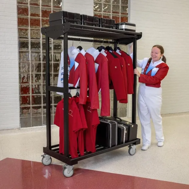 BandStor Encore Mobile Uniform Rack