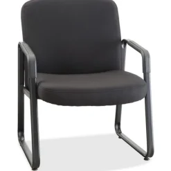Black Fabric Big & Tall Guest Chair