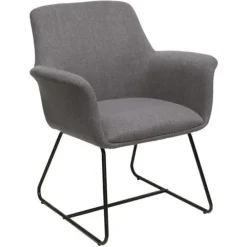Bolster Collection Mid Back Guest Chair w/ Sled Base