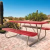 Bolt-Thru Rectangular Outdoor Picnic Tables
