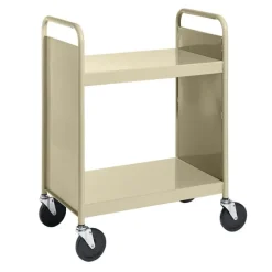 Book Truck w/ 3 Flat Top Shelves - 38