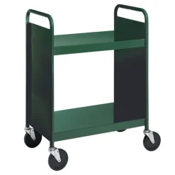 Book Truck w/ 3 Flat Top Shelves - 38