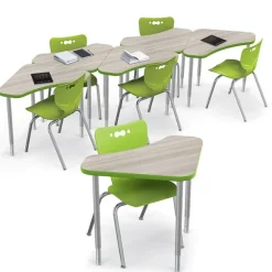 Boomerang Desk & Hierarchy Chair Packages