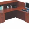 Bow Front Desk with Reception Counter