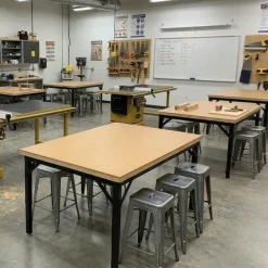 Brainstorm Adjustable Workbench Table w/ Shop Top