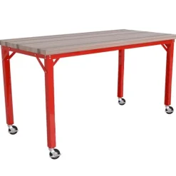 Brainstorm Workbench Table w/ Butcher Block Tops
