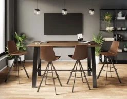 Bungee Swivel Bar Stool