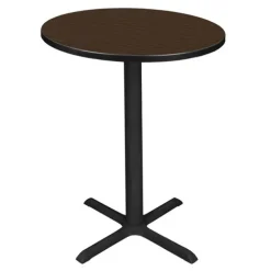 Cain Base Round Barstool Height Cafe Tables by Regency
