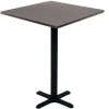 Cain Square Barstool Height Cafe Tables by Regency