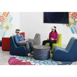 Campfire Flowform Soft Seating Set- 5 Soft Rockers + 1 Ottoman