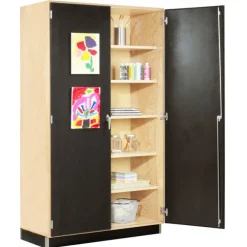 Canvas Door Art Display Cabinet
