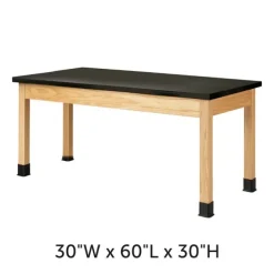 Caprock Economy Science Lab Table with Laminate Top - 30" x 60"