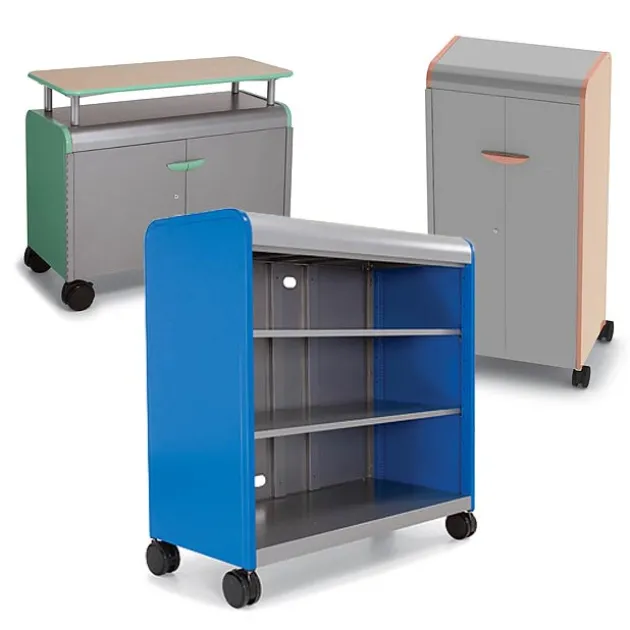Cascade Storage Cabinets with Shelves
