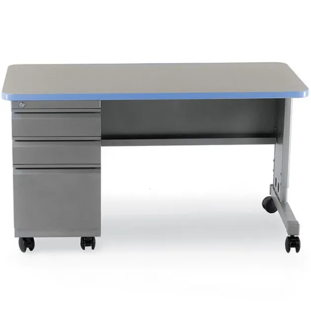 Cascade Teacher Desks with Single Cabinet