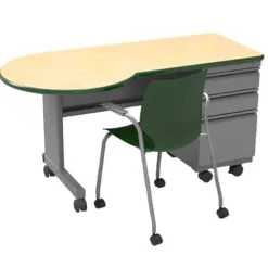 Cascade Teacher P-Top Desk