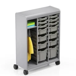 Cascade Tower Mobile Wardrobe & Tote Cabinet