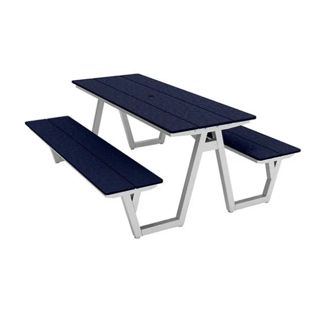 Centra Series Rectangle Indoor and Outdoor Picnic Table