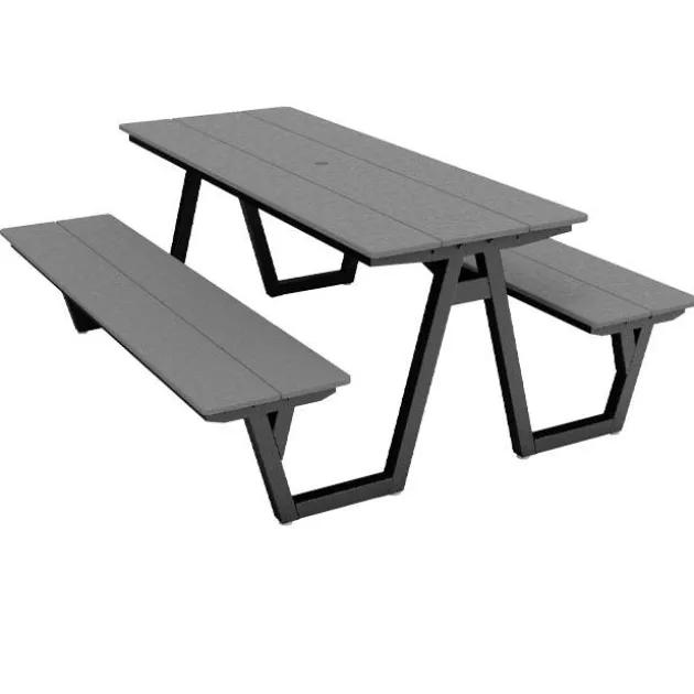 Centra Series Rectangle Indoor and Outdoor Picnic Table