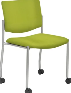 Chair w/ Casters - Upholstered Padded Chair w/ Casters